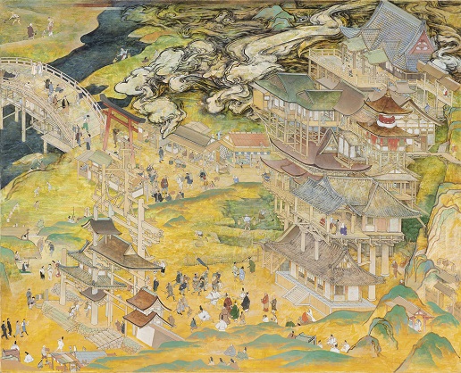 山口晃《深山寺参詣圖》