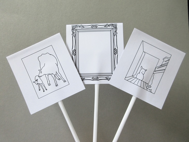 ミニワークショップ「ふしぎな絵画」